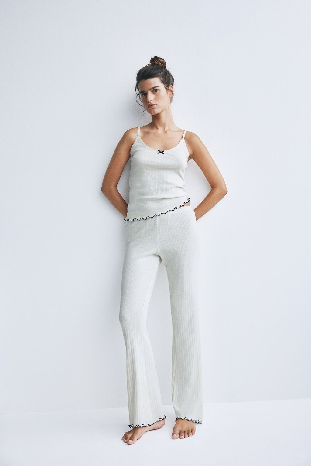 Pijama en punto pointelle - H&m фото 2