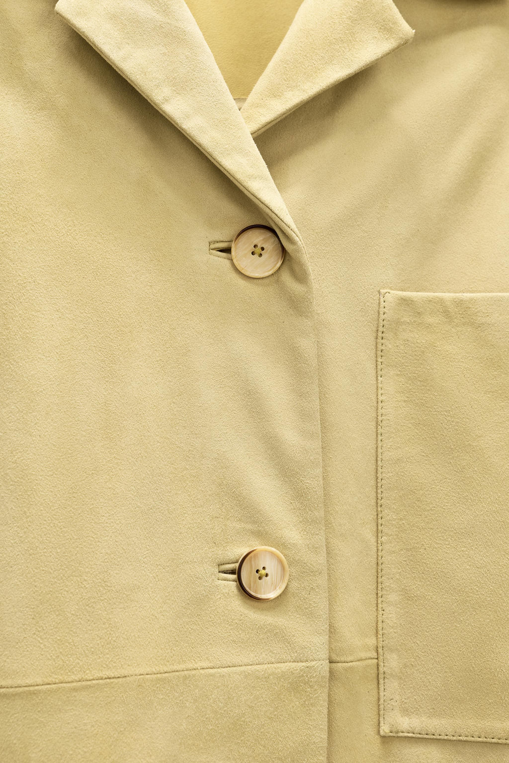 LIMITED EDITION SUEDE LEATHER POCKET SHIRT - Zara фото 24