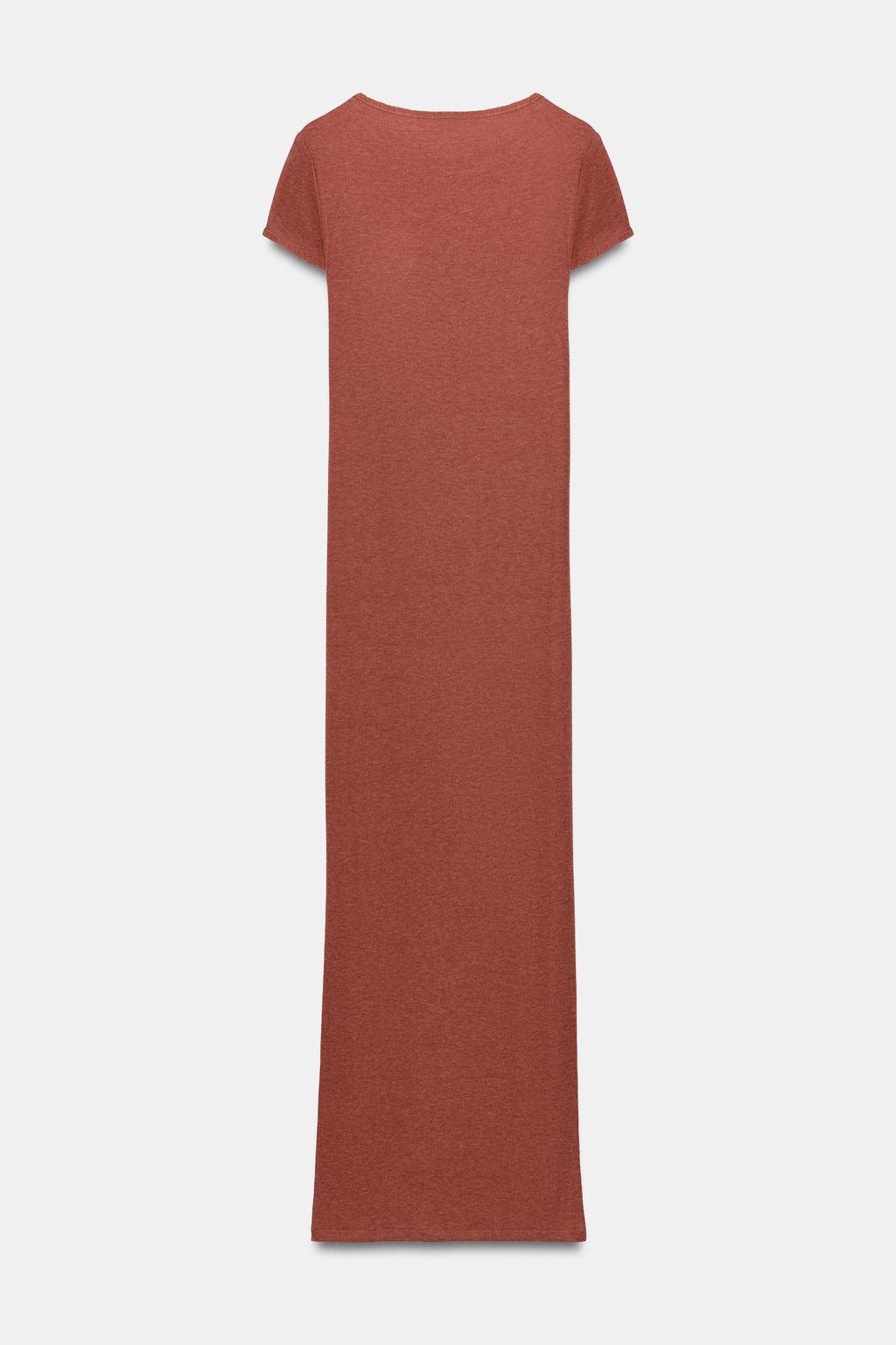 VESTIDO LARGO MANGA CORTA / Naranja - Zara фото 8