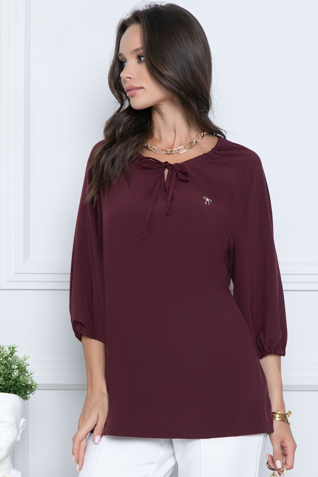Блуза Bellovera 31Б5317 бордовый