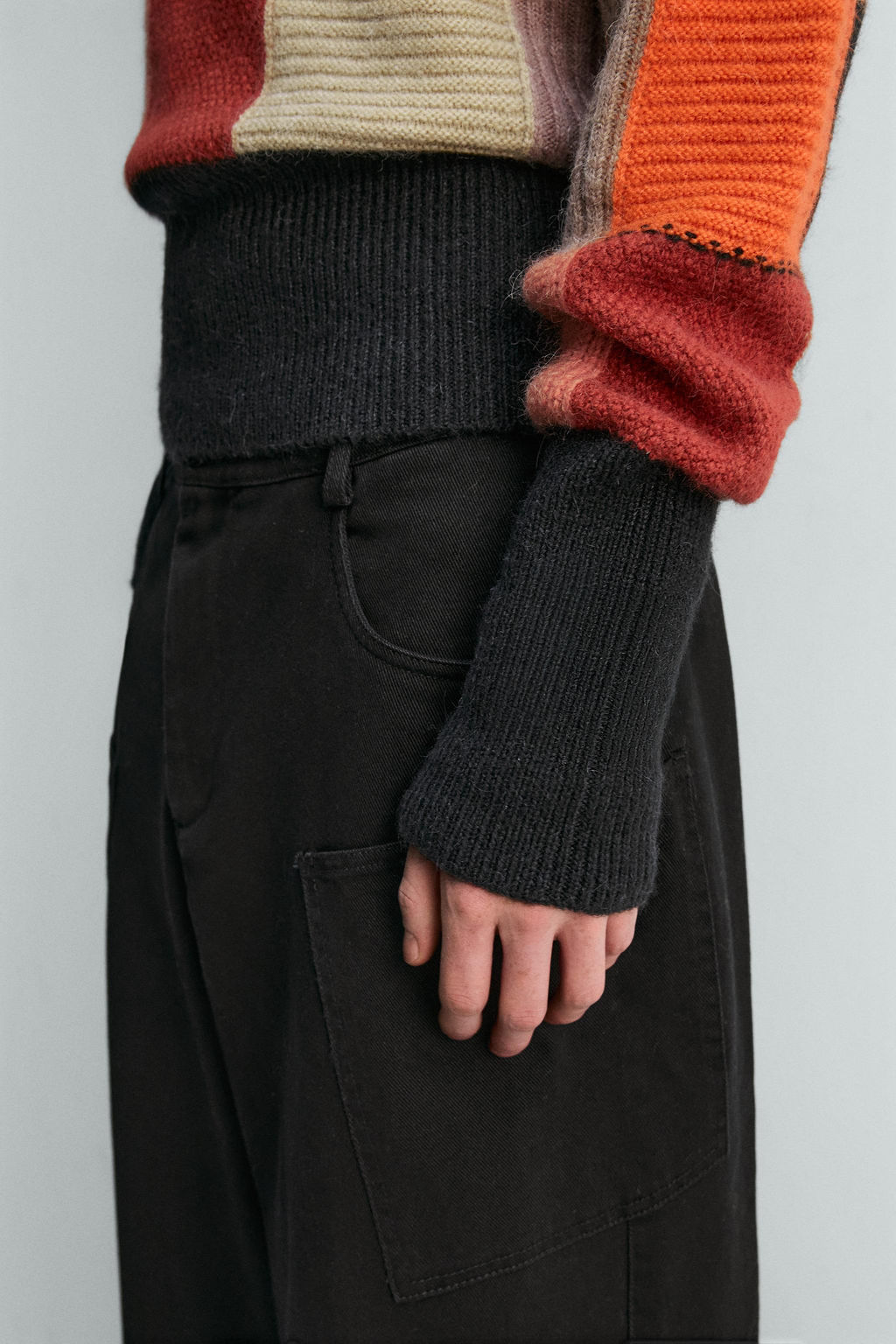 PATCHWORK JUMPER HARRY LAMBERT FOR ZARA X DISNEY  фото 6