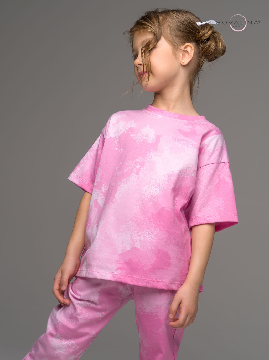 Костюм Daily girl тайдай розовый mini - Sovalina фото 13