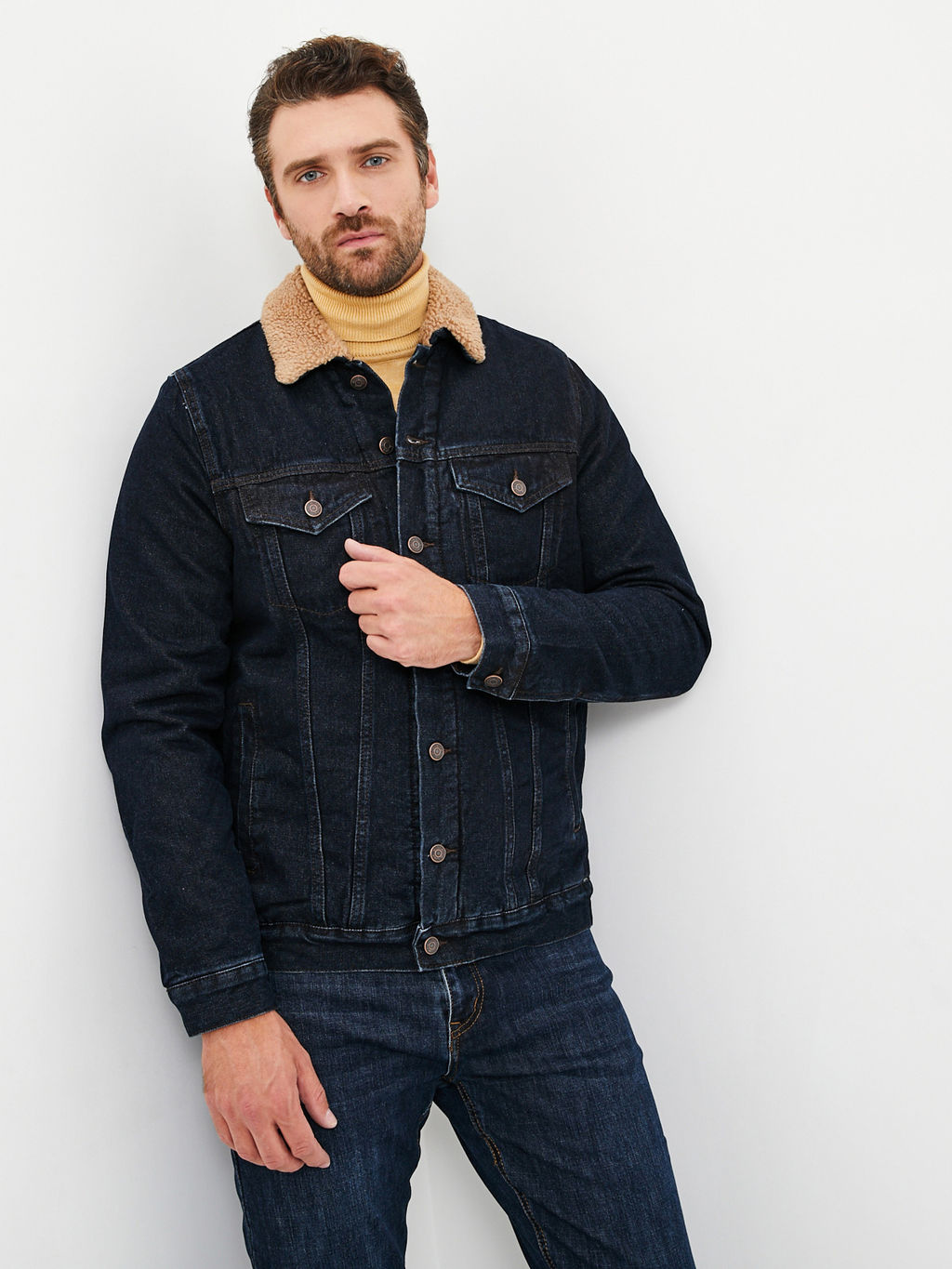 Мужская джинсовая куртка - Mossmore фото 34