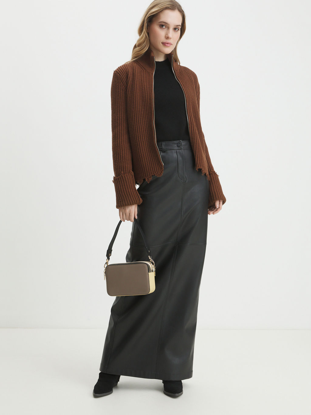 Кросс-боди TENDANCE Артикул 4327573, серо-коричневый фото 5