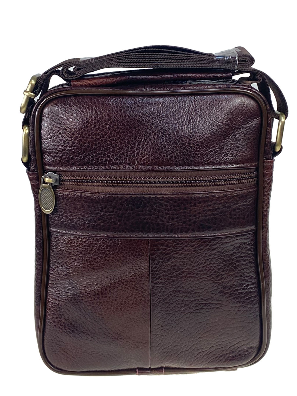 Сумка мужская из натуральной кожи, цвет коричневый - Greta фото 2