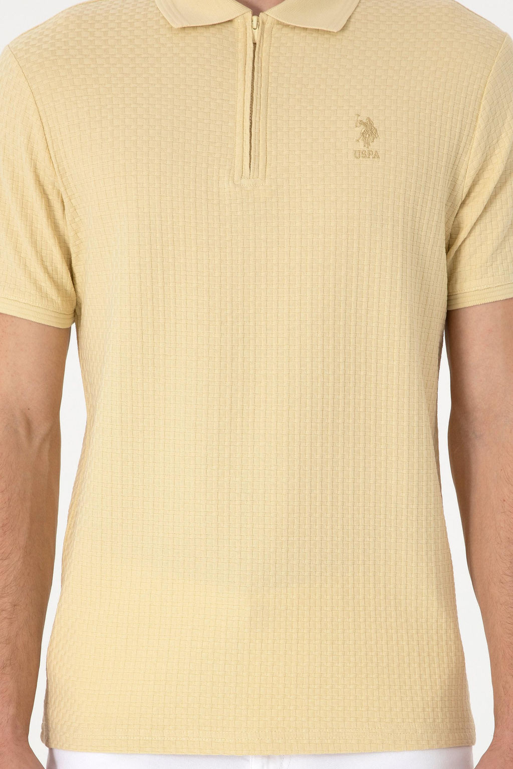Erkek Regular Fit Polo Yaka A__k Haki Ti__rt Sepette S_rpriz _ndirim - U.s. polo assn фото 6