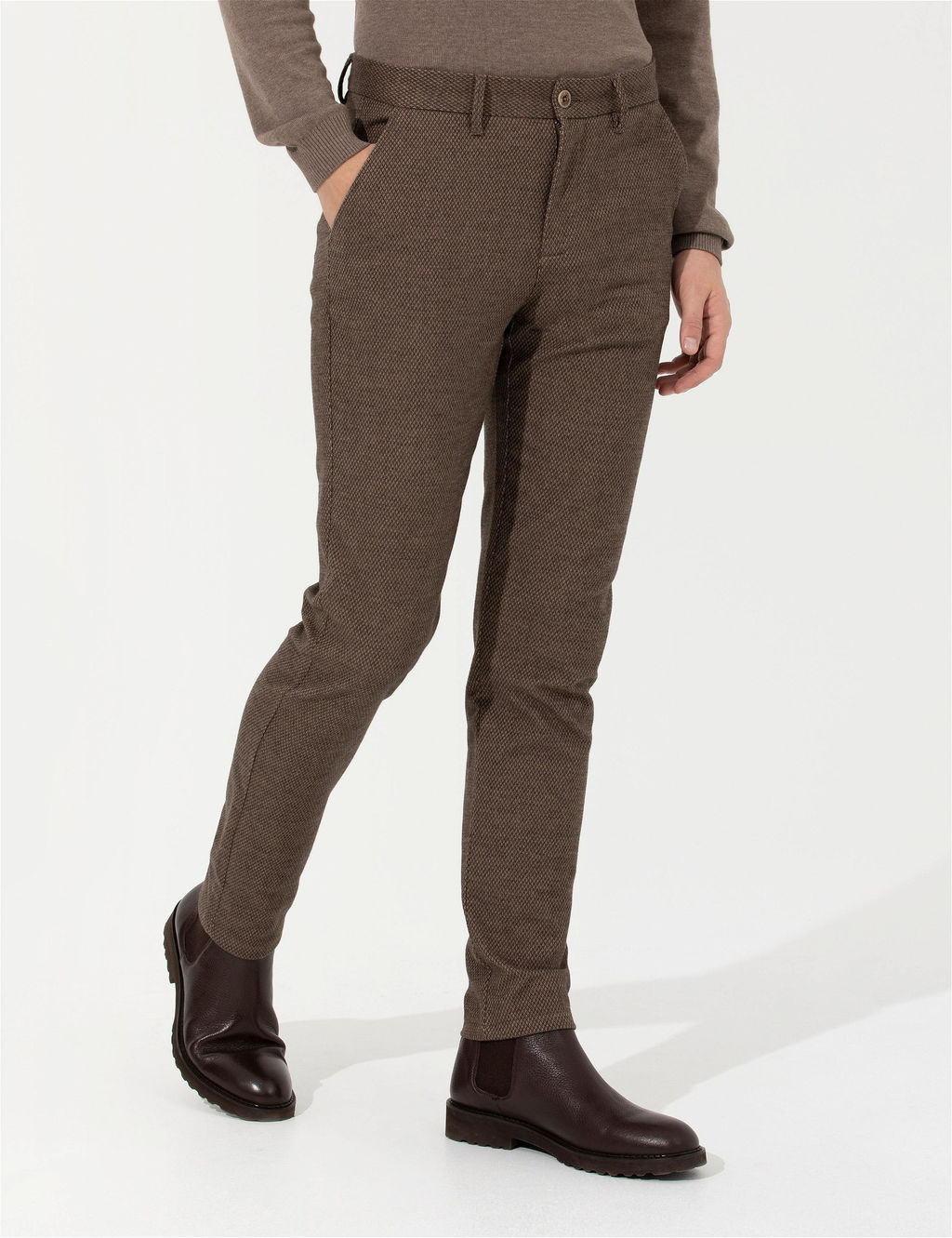 Vizon Slim Fit Kanvas Pantolon - Pierre cardin фото 2