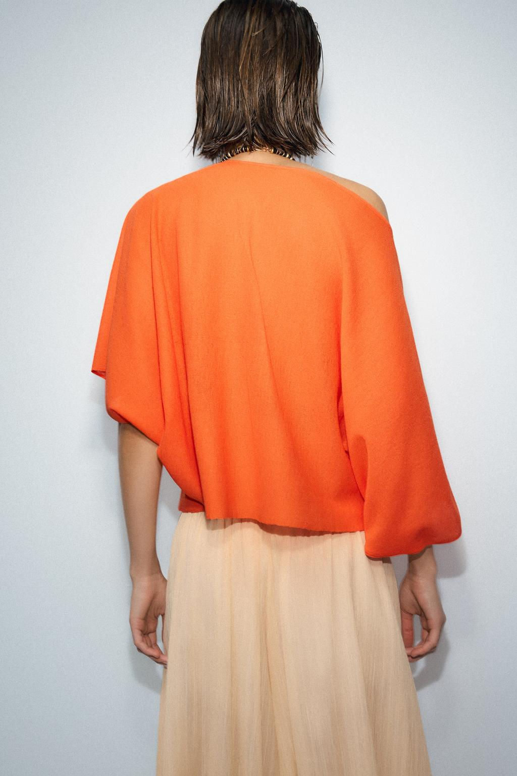 PLAIN KNIT LAYER TOP - Zara фото 6