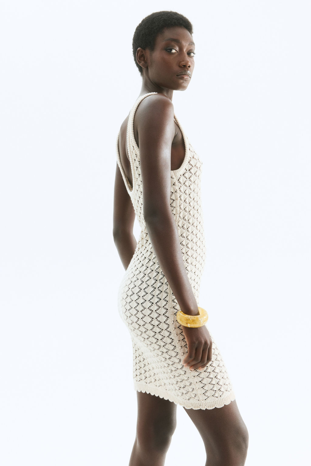 Vestido efecto crochet - H&m фото 4