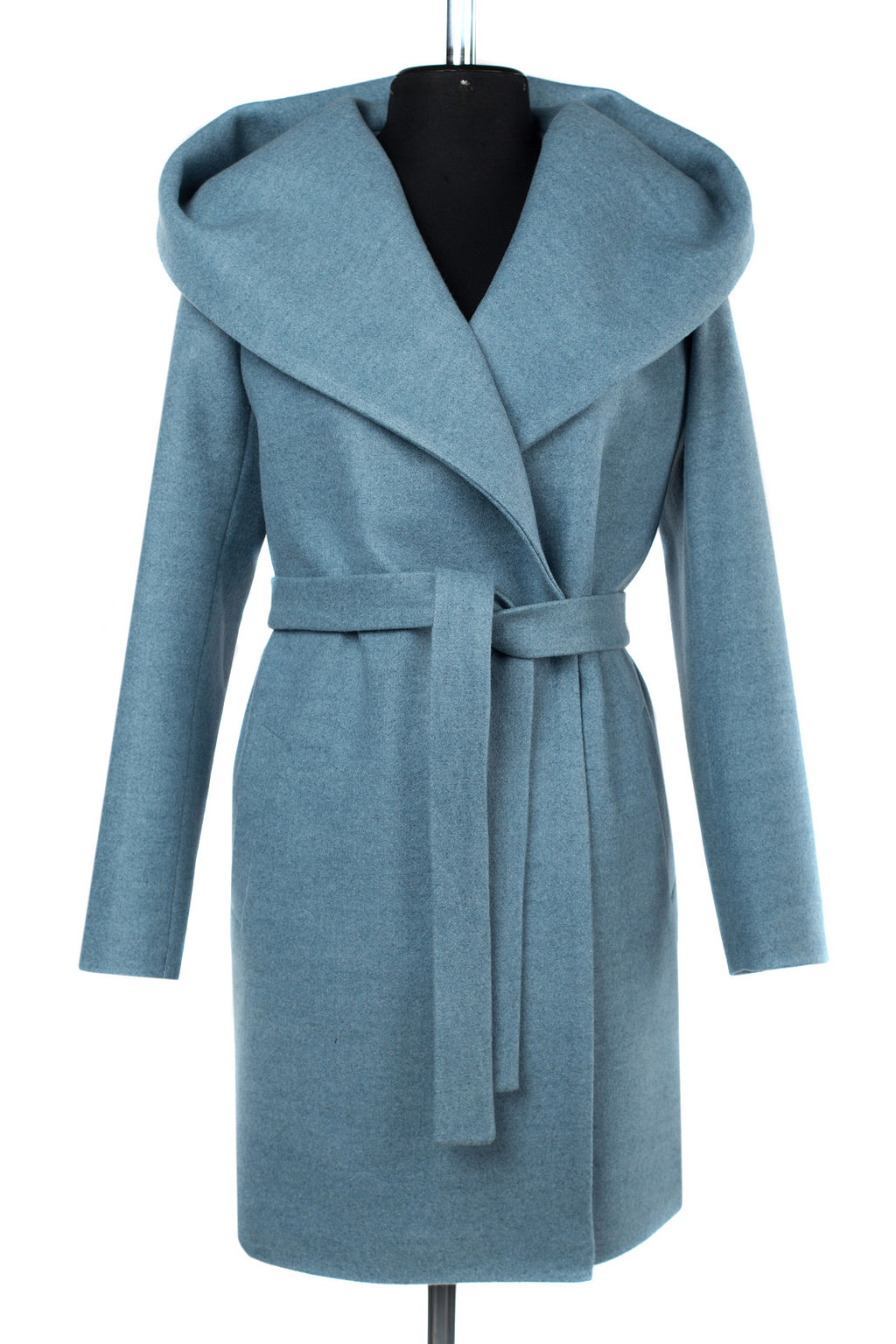 01-09475 Пальто женское демисезонное (пояс) - El podio фото 9