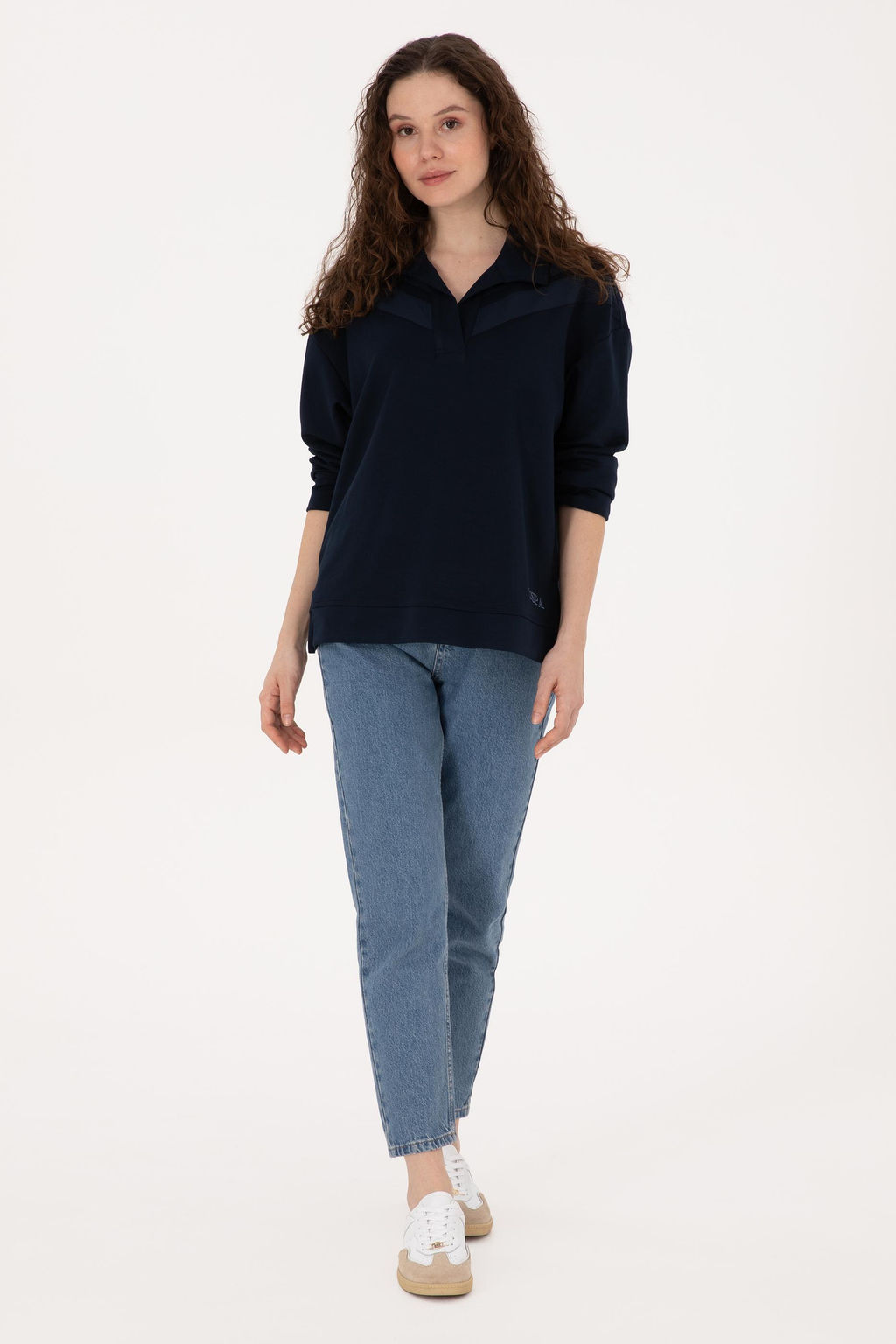 Kad_n Lacivert Sweatshirt - U.s. polo assn фото 4