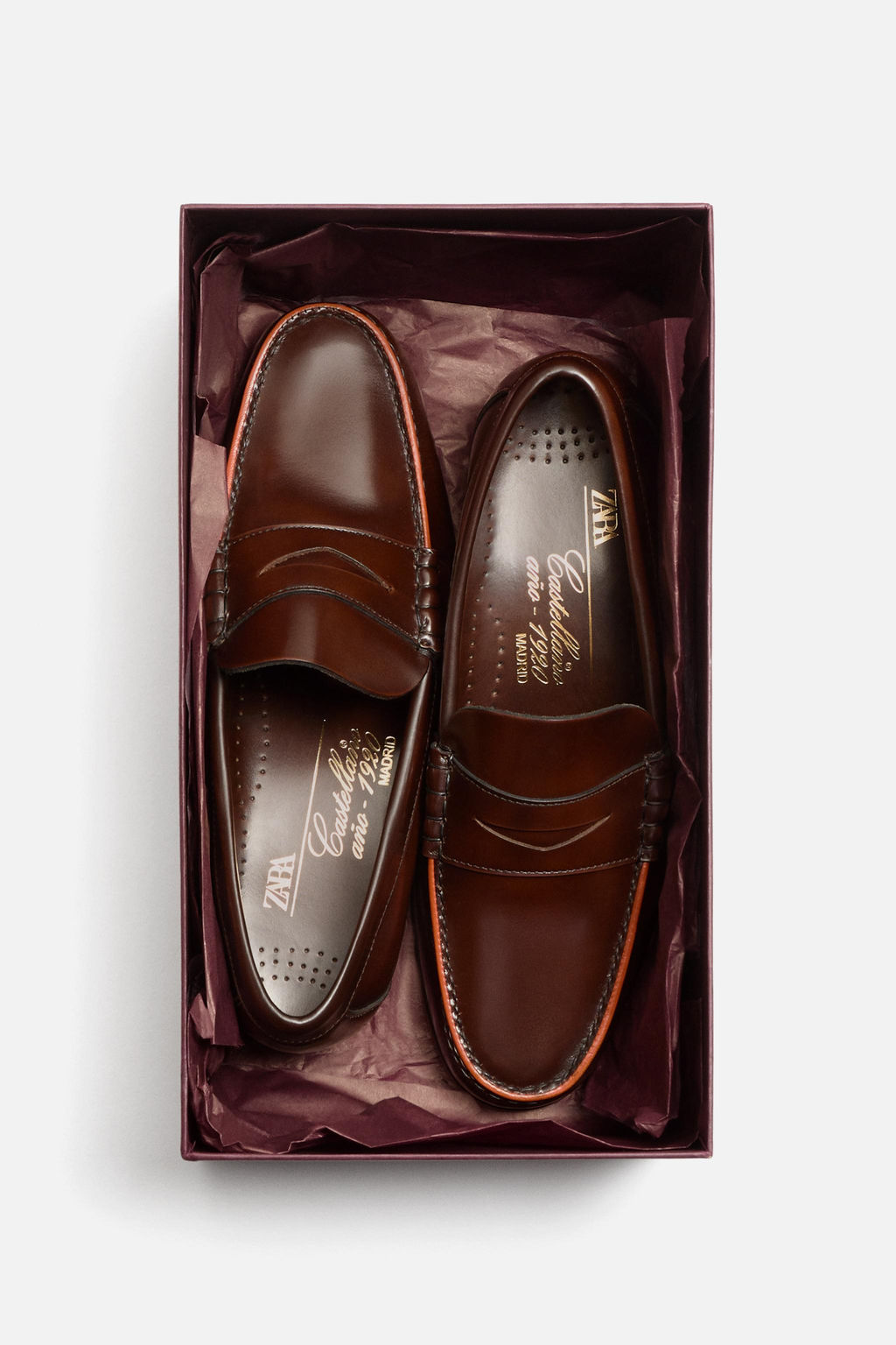 CASTELLANO 1920 ® X ZARA MAN LOAFERS  фото 7