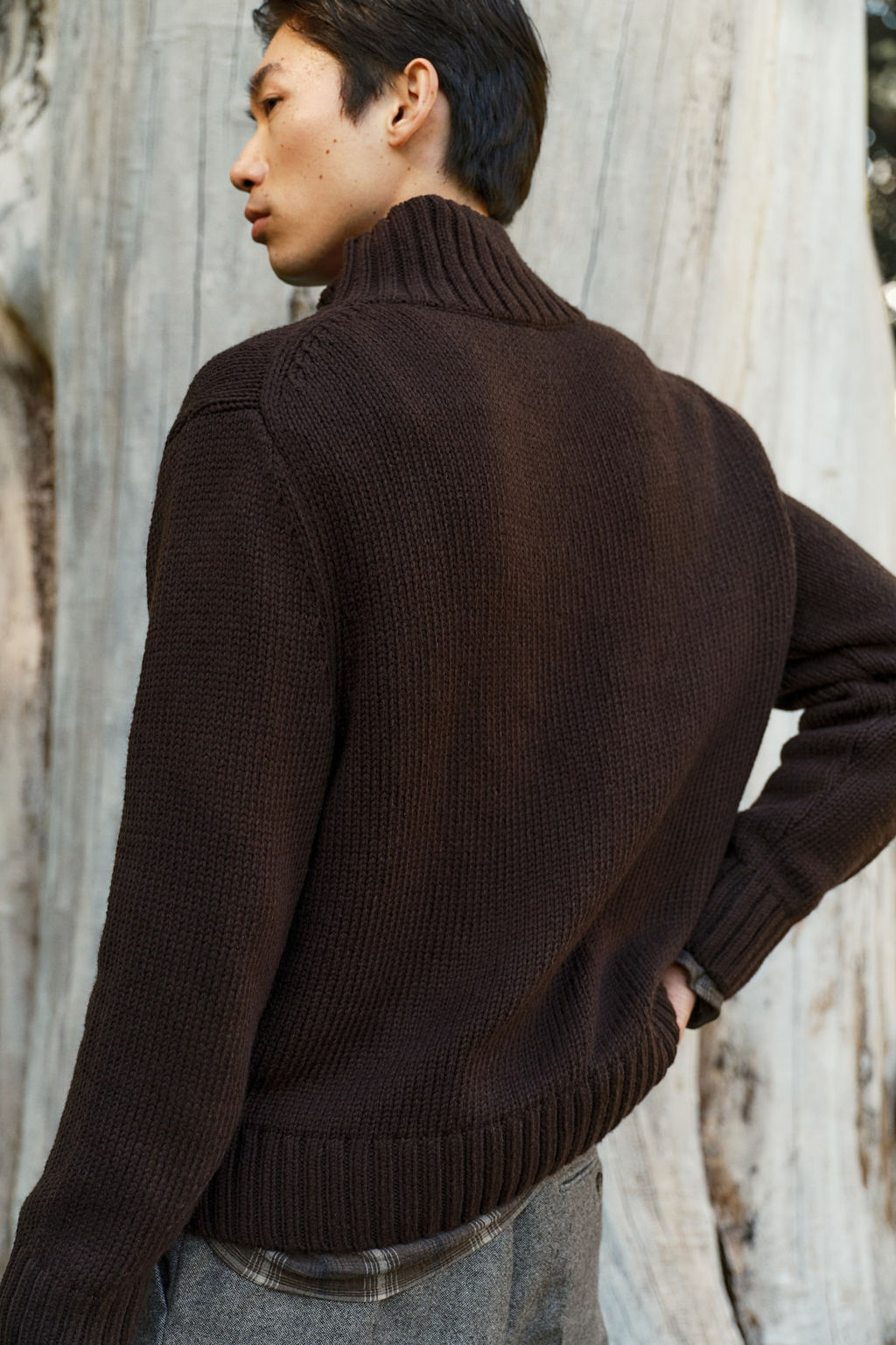 Jersey con cuello perkins Regular Fit - H&m фото 5