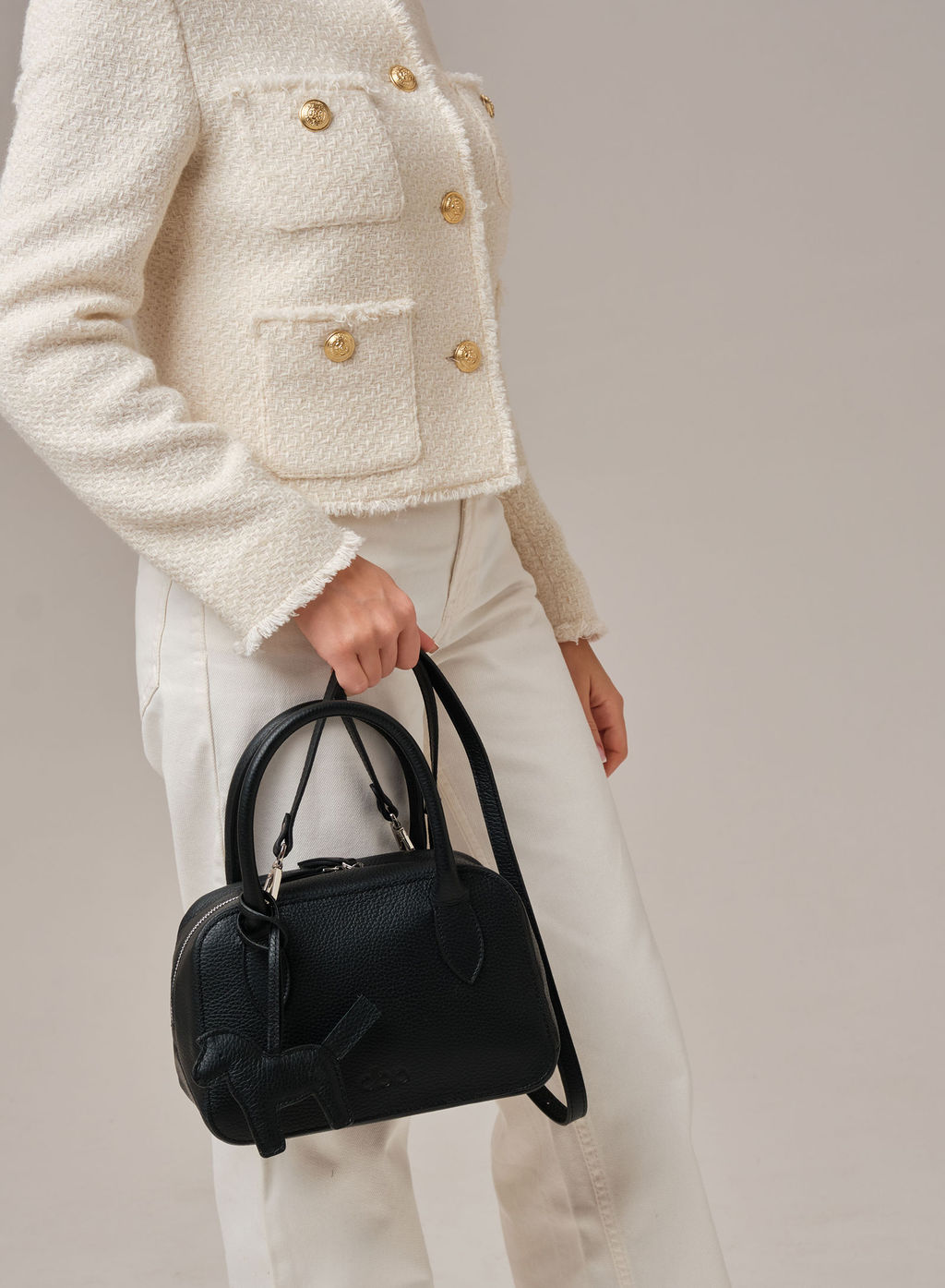 Кожаная сумка Polly summer DBR 31401 черный фото 5