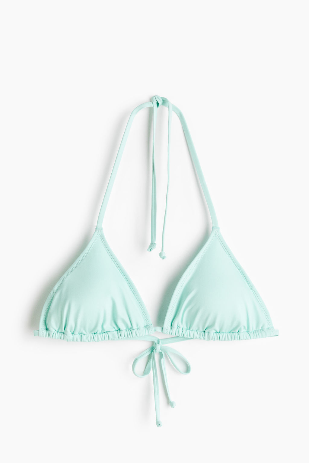 Top de bikini triangular con relleno - H&m фото 7