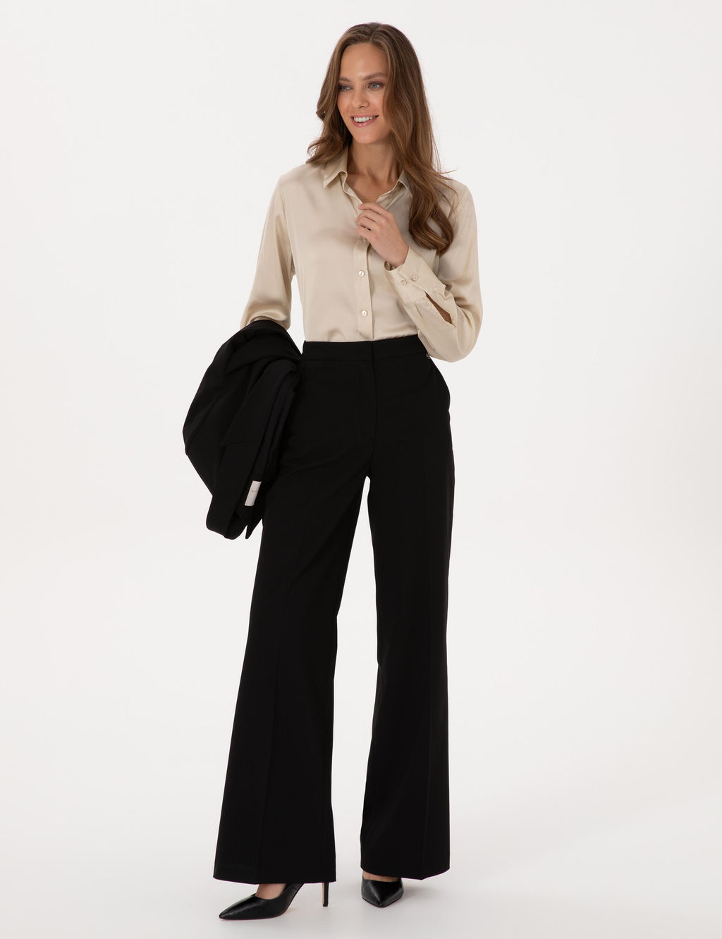 Kum Regular Fit Uzun Kollu G_mlek - Pierre cardin фото 4