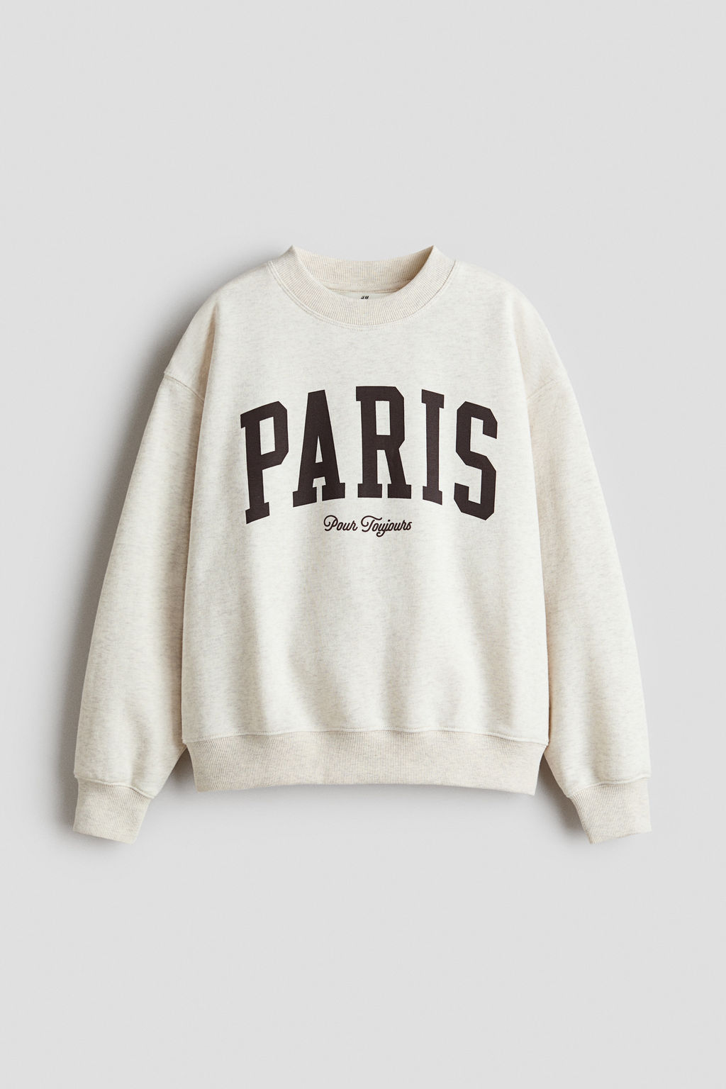 Sudadera con motivo estampado