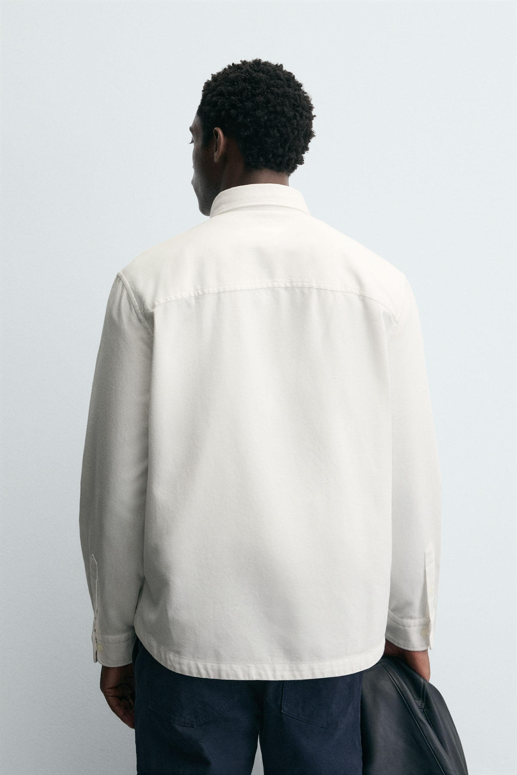 TEXTURED SHIRT WITH POCKET - Zara фото 3