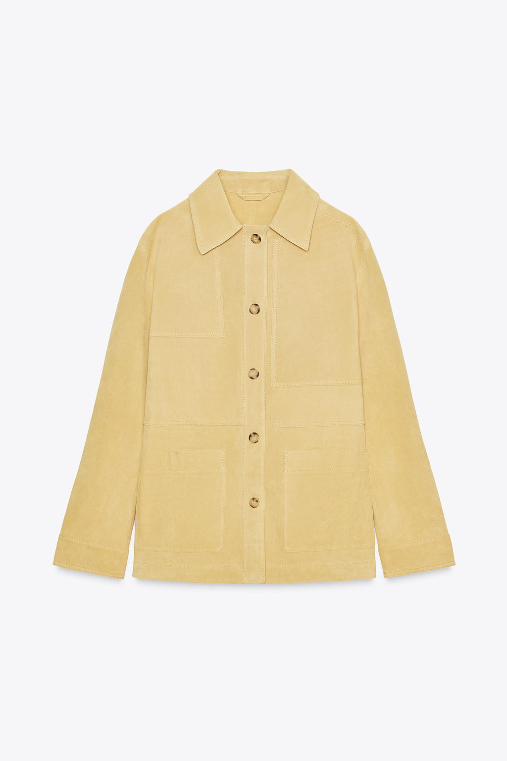 100% SUEDE LEATHER JACKET - Zara фото 2