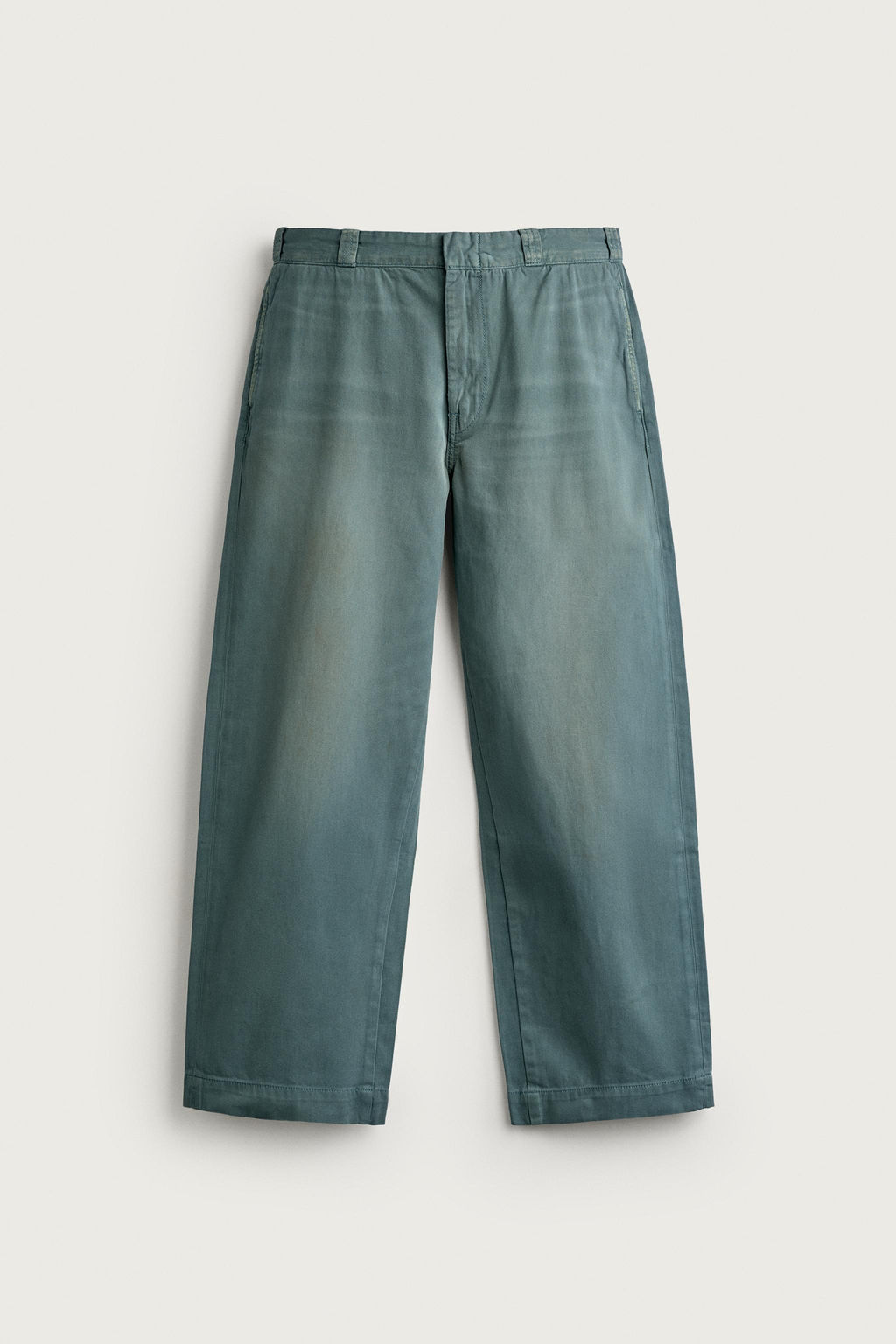 PANTAL?N CHINO DENIM / Verde - Zara фото 7