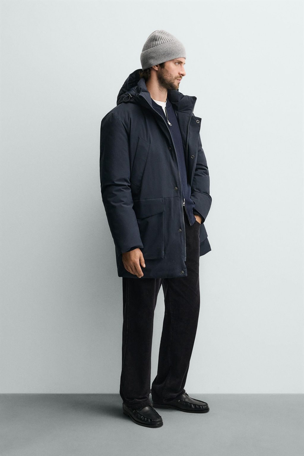 WATER-REPELLENT PADDED PARKA - Zara фото 4