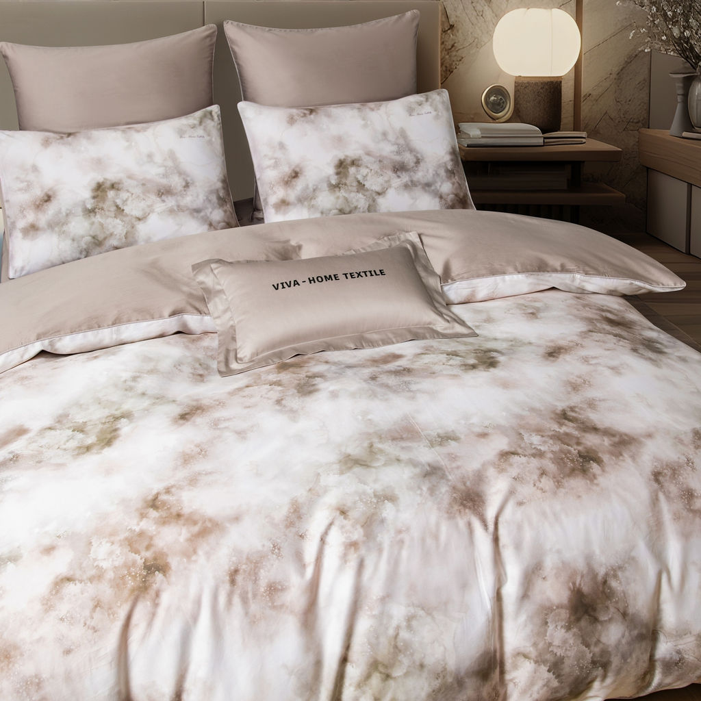 Комплект постельного белья Сатин Премиум на резинке CPAR053 180*200*30;160*200*30;140*200*30 Евро 4 Наволочки