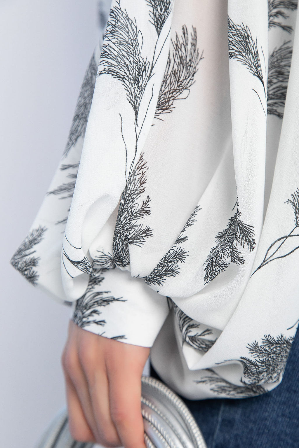 Блуза История любви (белая) Б13265-7М - Lt collection фото 6