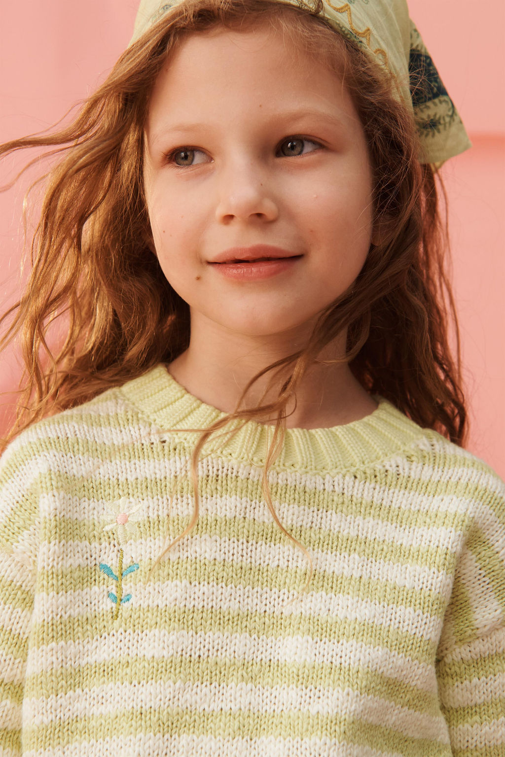 JERSEY PUNTO RAYAS BORDADO FLOR LIMITED EDITION / Lima - Zara фото 3