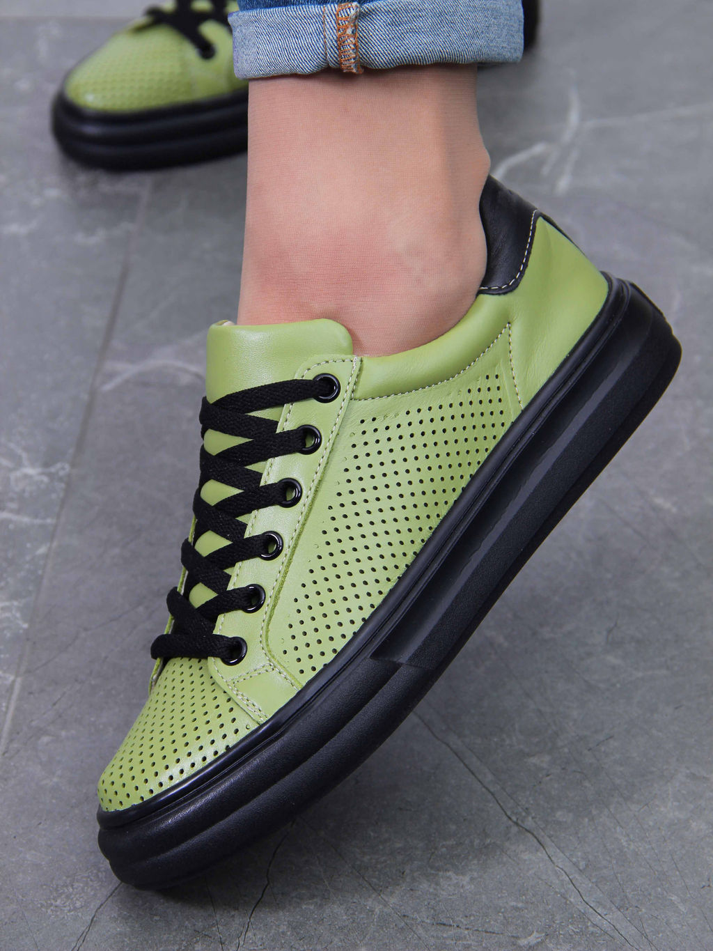 Кеды 127.Lusi22bl. Авокадо
