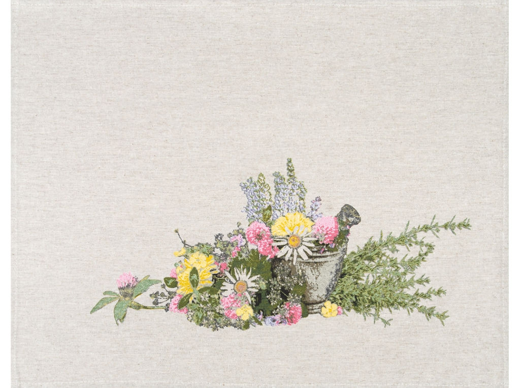 24С111-ШР/р.п. 46*60 Полотенце "Целебные травы-2" цв. 1 рис. 246