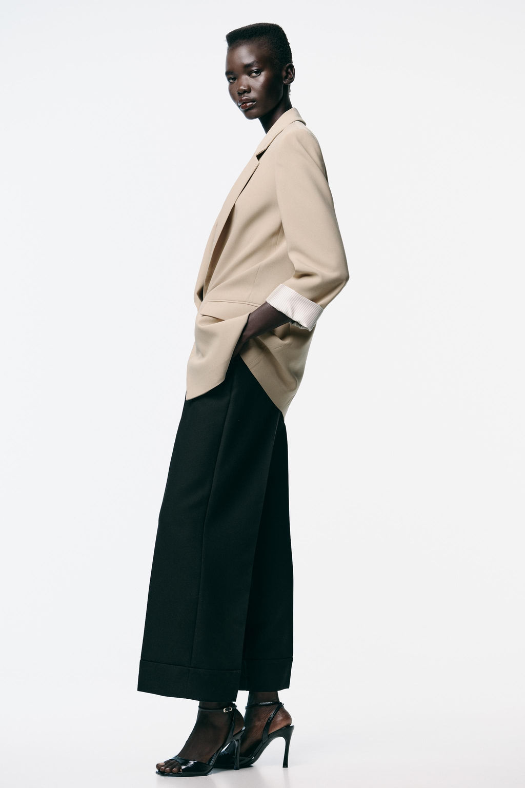 PRINTED CUFF BLAZER - Zara фото 3
