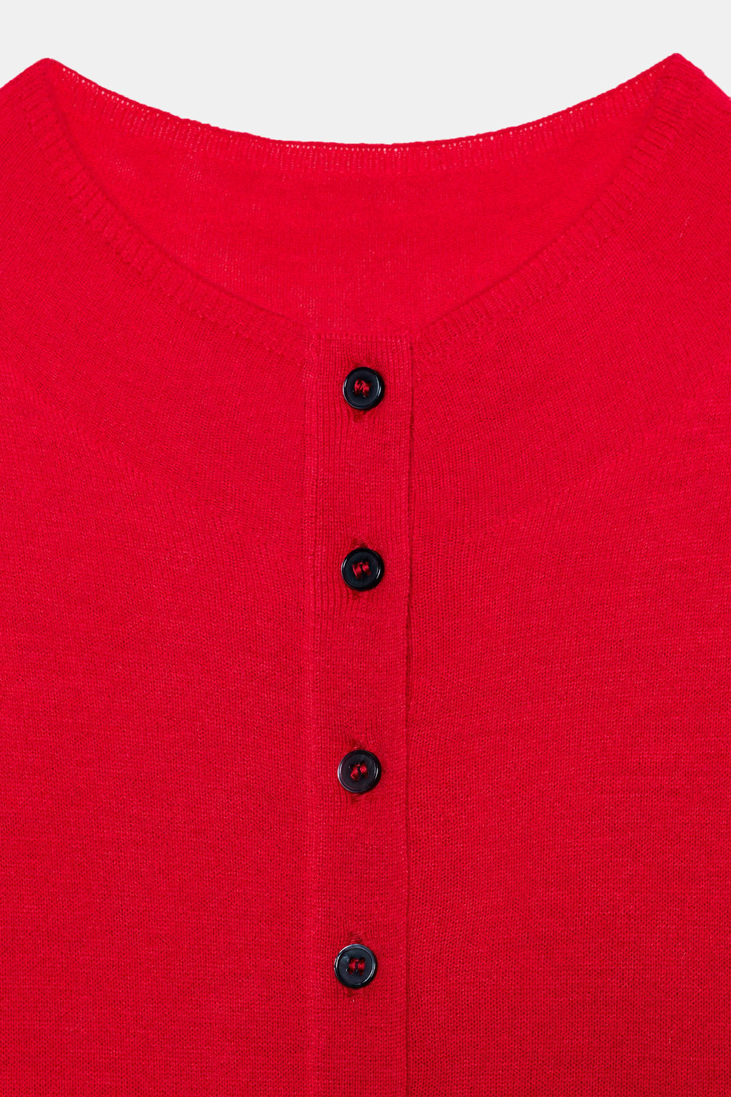 CHAQUETA PUNTO EXTRAFINO / Rojo - Zara фото 8
