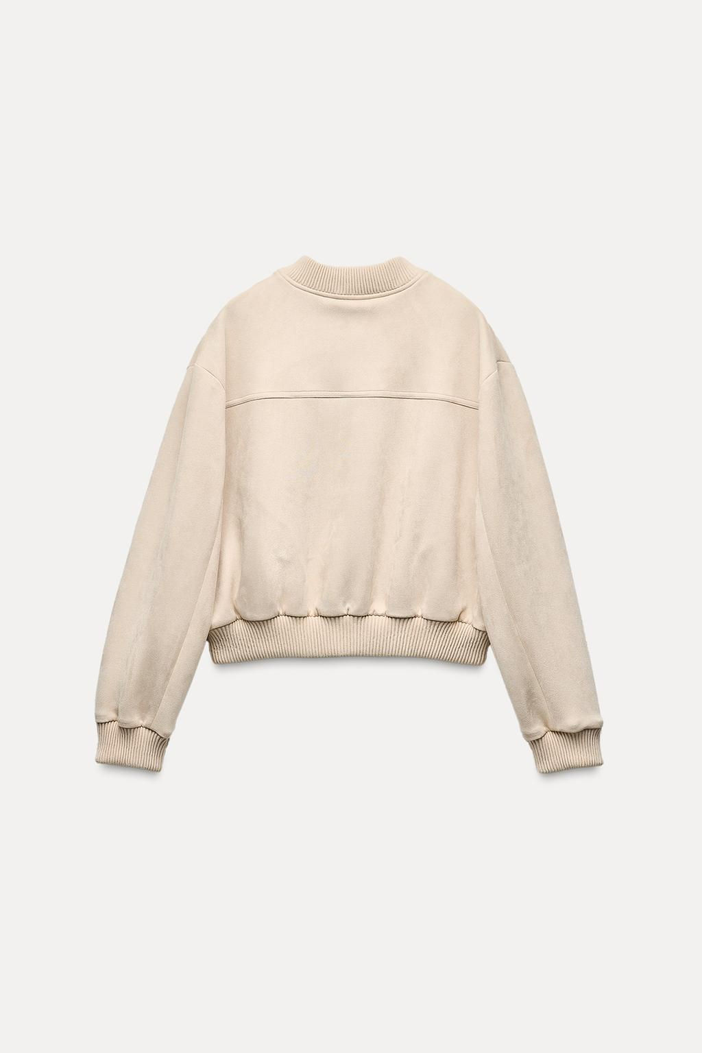 FAUX SUEDE JACKET - Zara фото 6