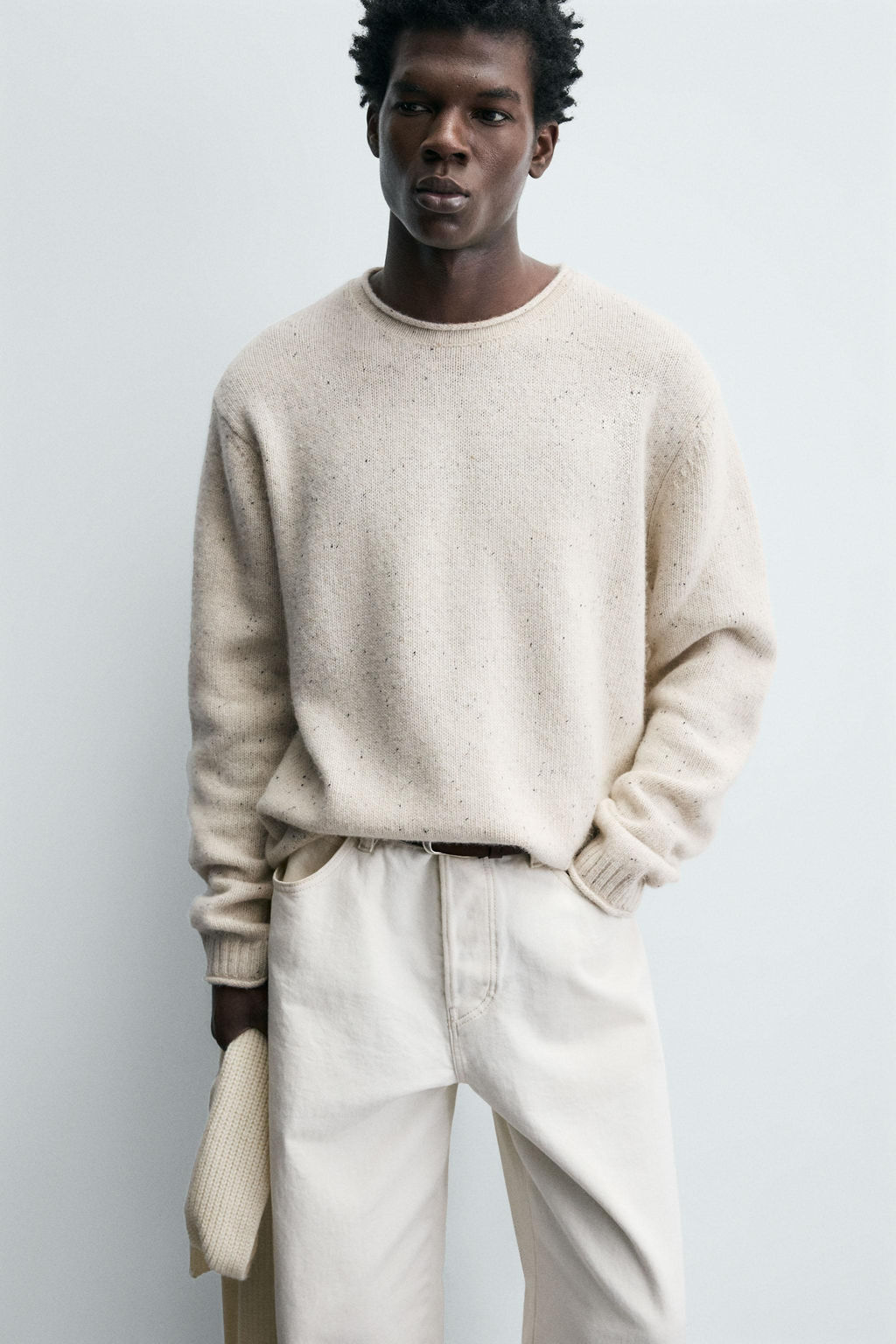 WOOL BLEND BUTTONED JUMPER - Zara фото 6