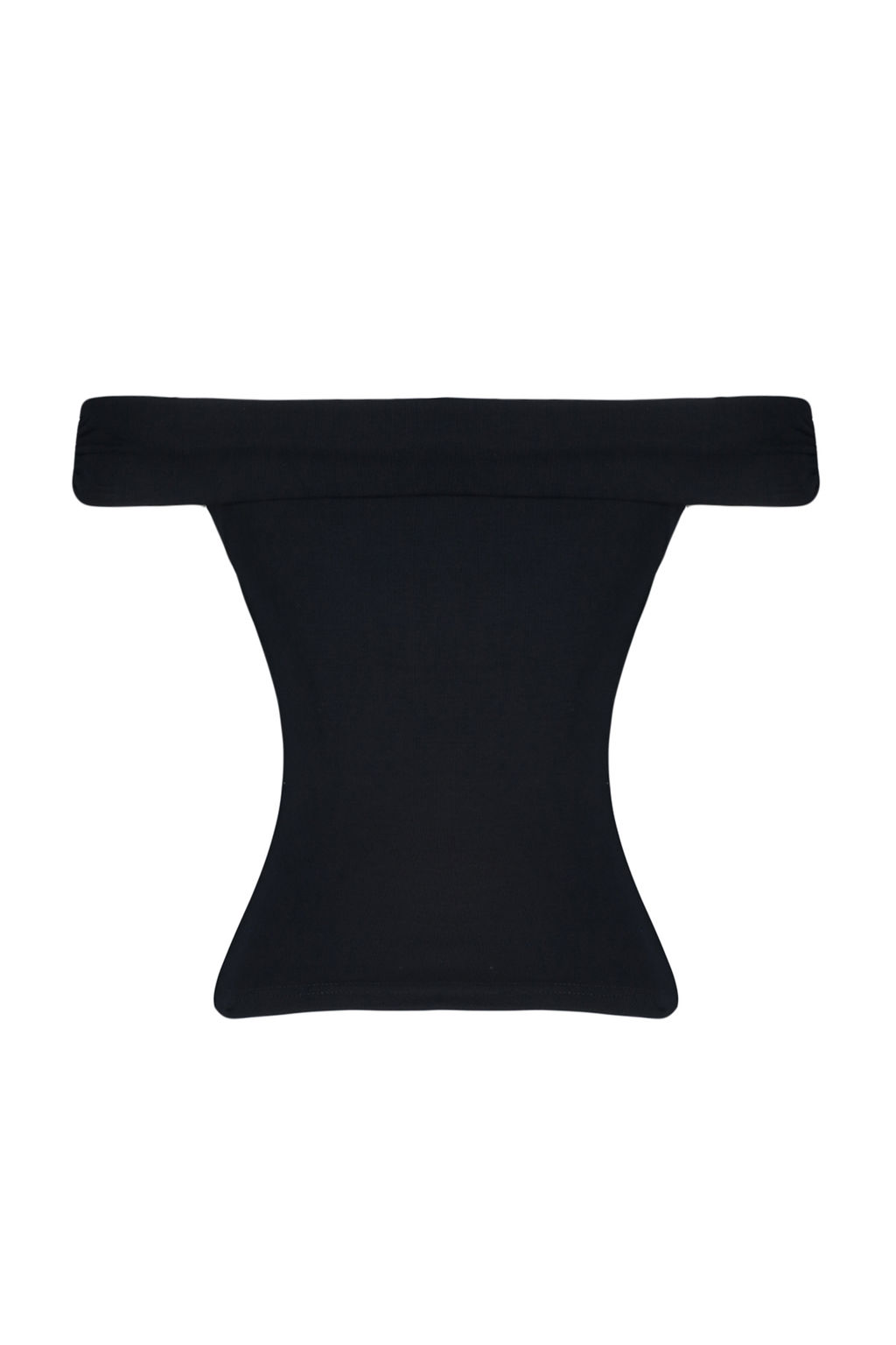 Siyah Carmen Yaka Viskoz/Yumusak Kumas Esnek Orme Madonna Yaka Bluz TWOSS24BZ00301 - Trendyolmilla фото 8