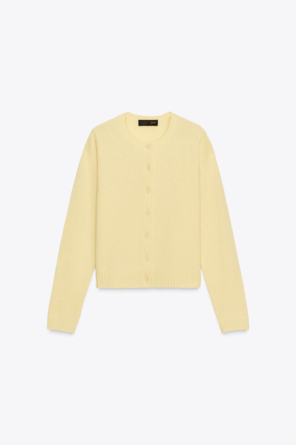 BASIC 100% WOOL KNIT CARDIGAN - Zara фото 2