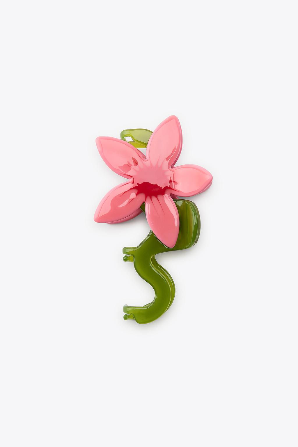 FLOWER HAIR CLIP - Zara фото 7