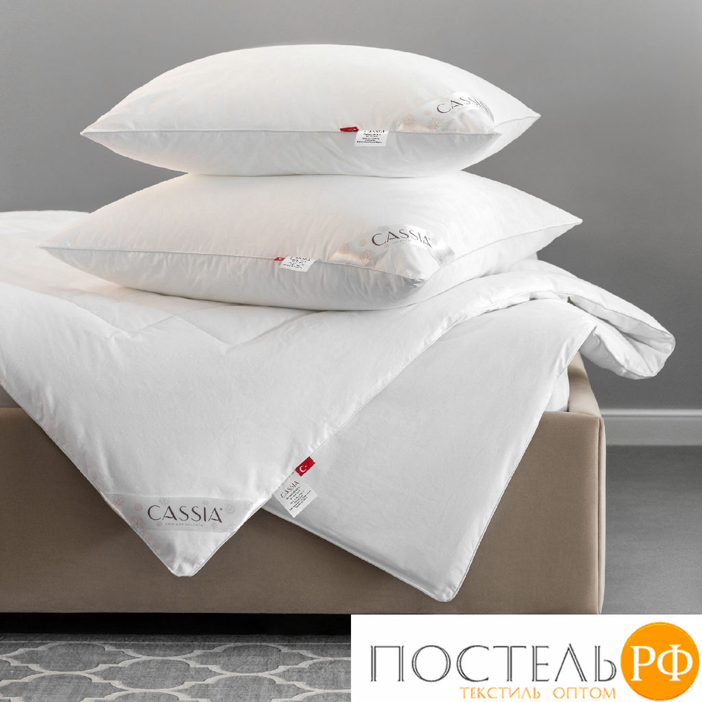 CASSIA Одеяло КЛАУД СОФТ 200х220, 1пр., хл./микровол.Лебяжий пух