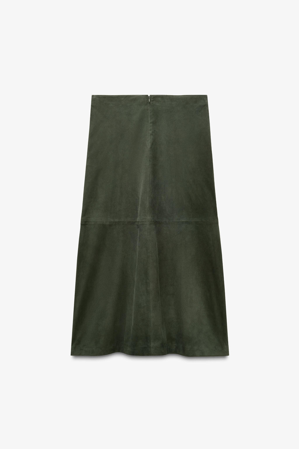 FALDA MINIMAL PIEL ANTE LIMITED EDITION / Verde oscuro