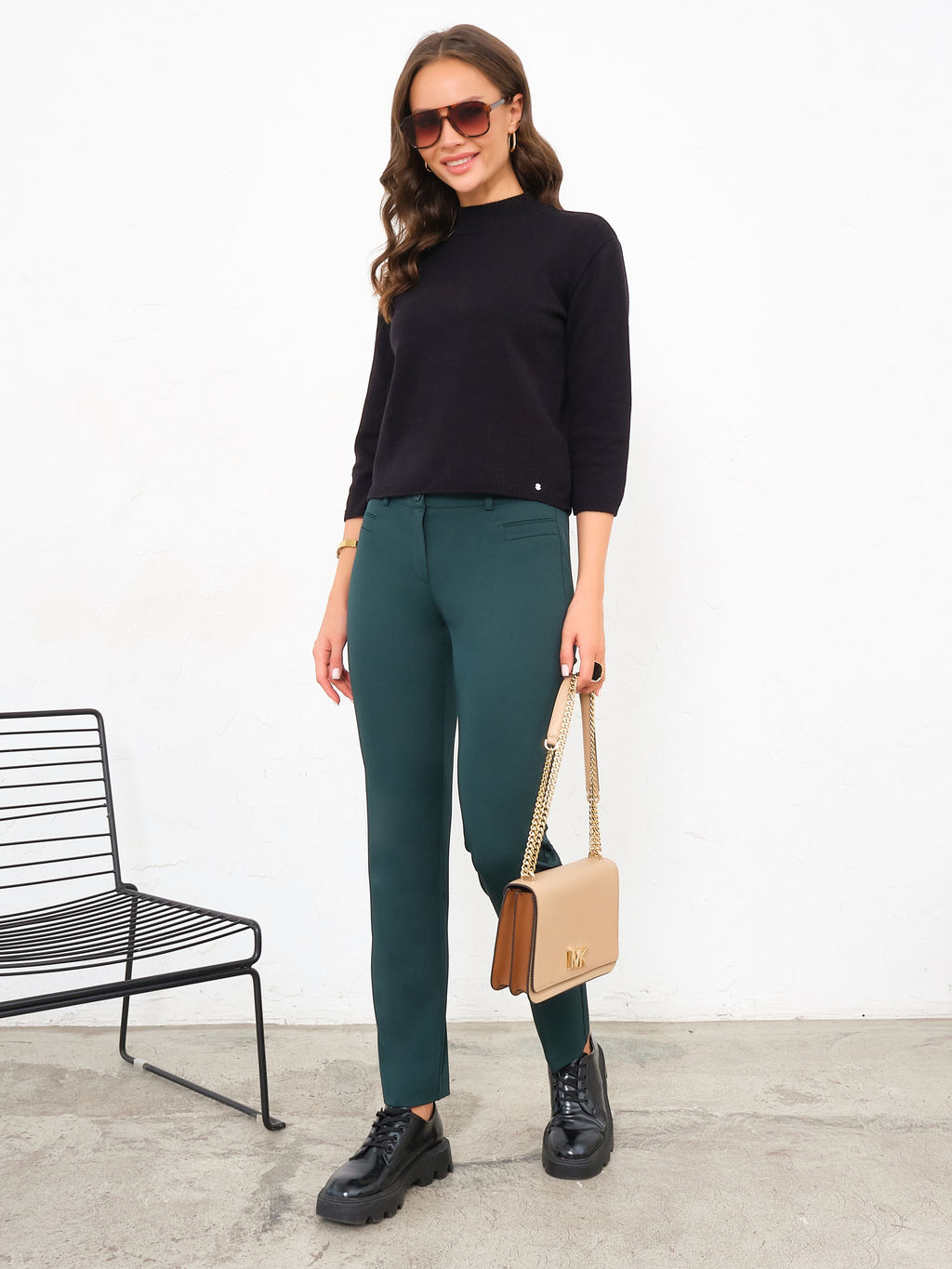 Брюки из текстильного полотна