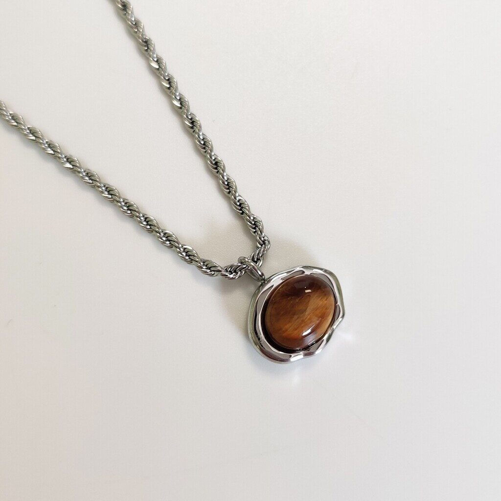 Колье "ТИГРОВЫЙ ГЛАЗ"