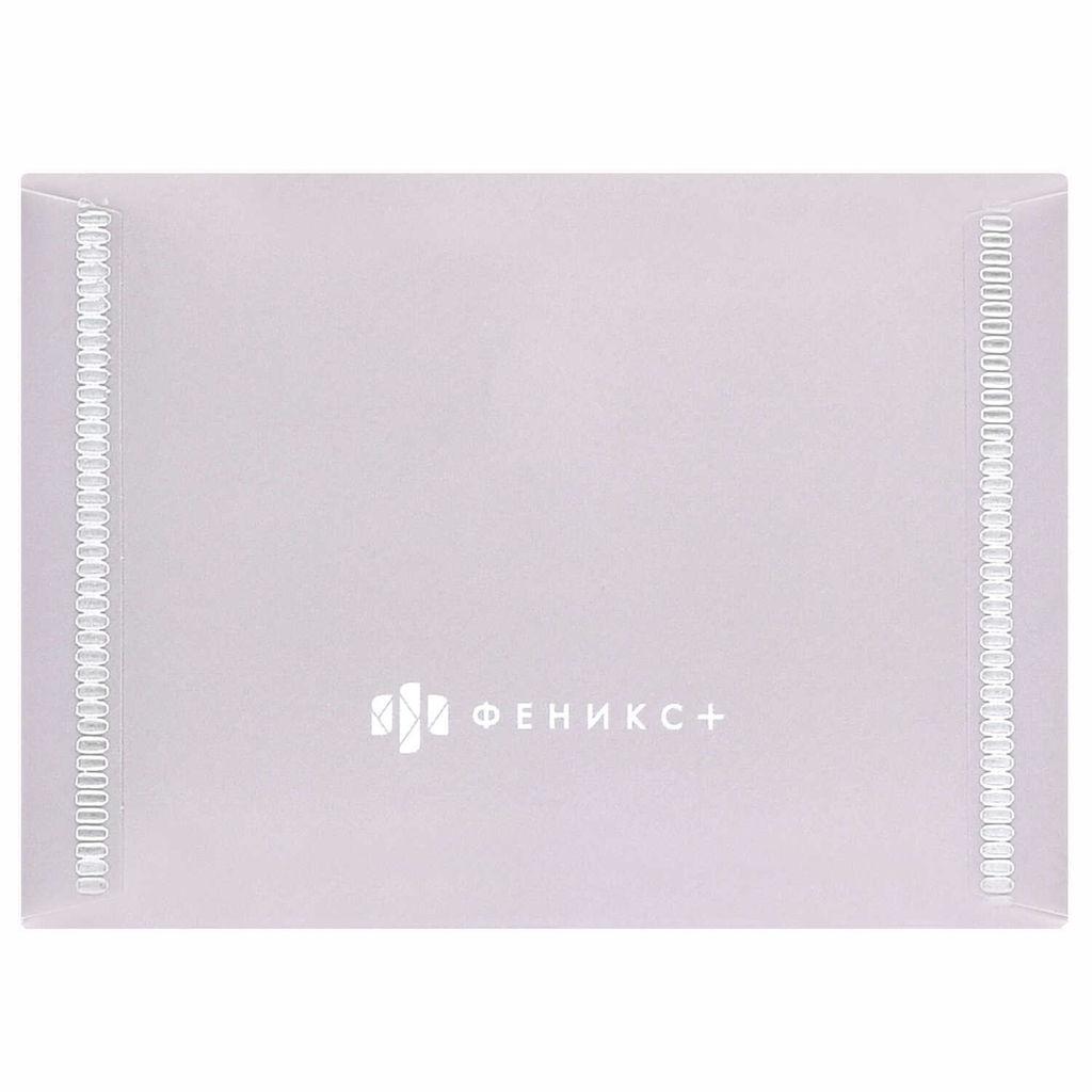 Папка для карт и визиток пластиковая Феникс+, арт. 72231/ 12 СЕРДЕЧКО НА БЕЖЕВОМ (полипропилен, 10.5х7.4 см, 1 отделение (-я), кнопка, УФ-печать)