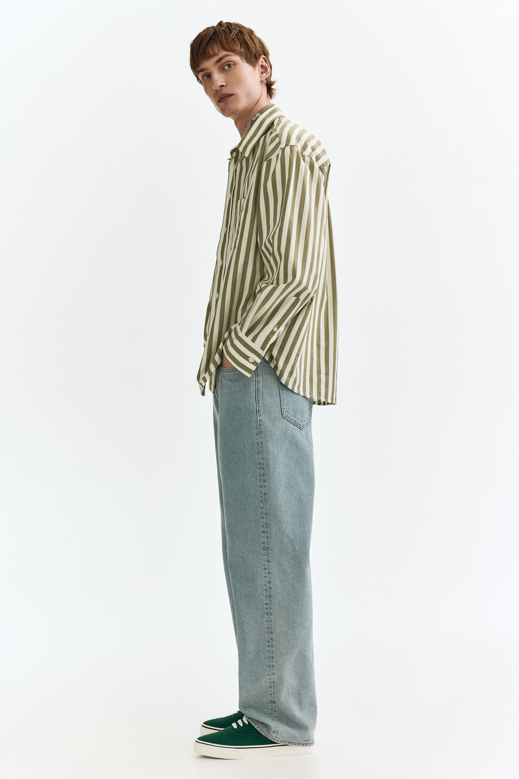 Camisa de popelina Relaxed Fit - H&m фото 5