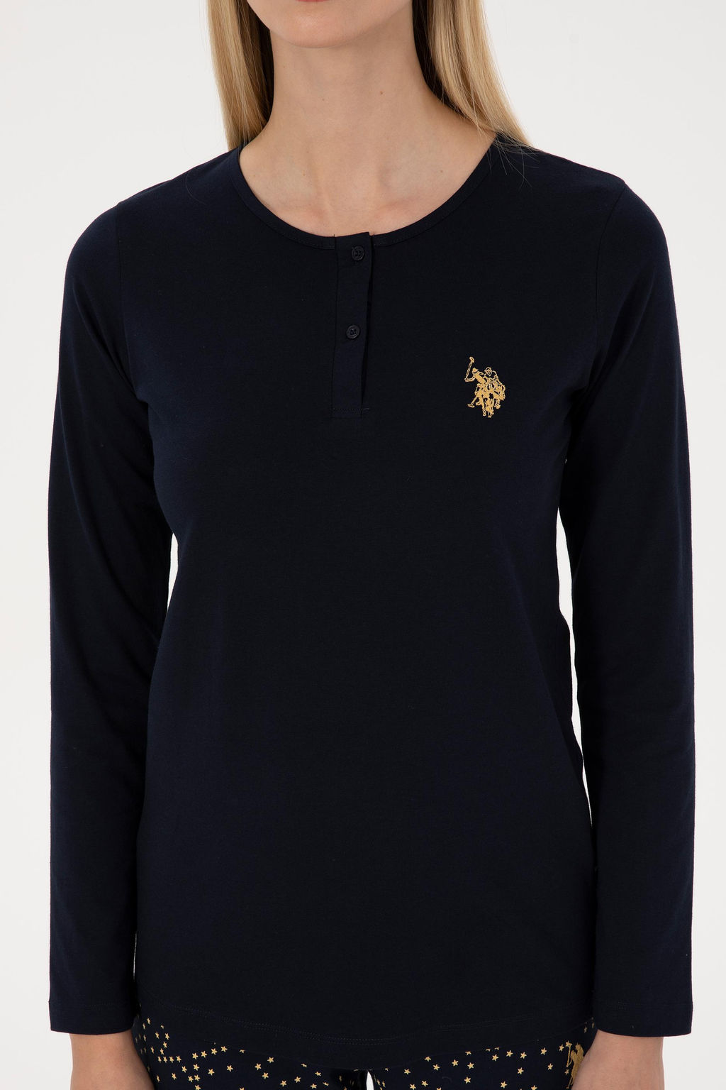 Kad_n Lacivert Pijama Tak_m_ - U.s. polo assn фото 6