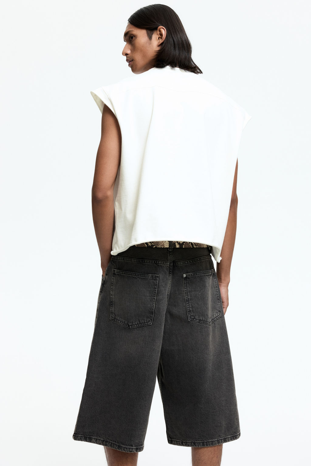 Camiseta sin mangas boxy Oversized Fit - H&m фото 8