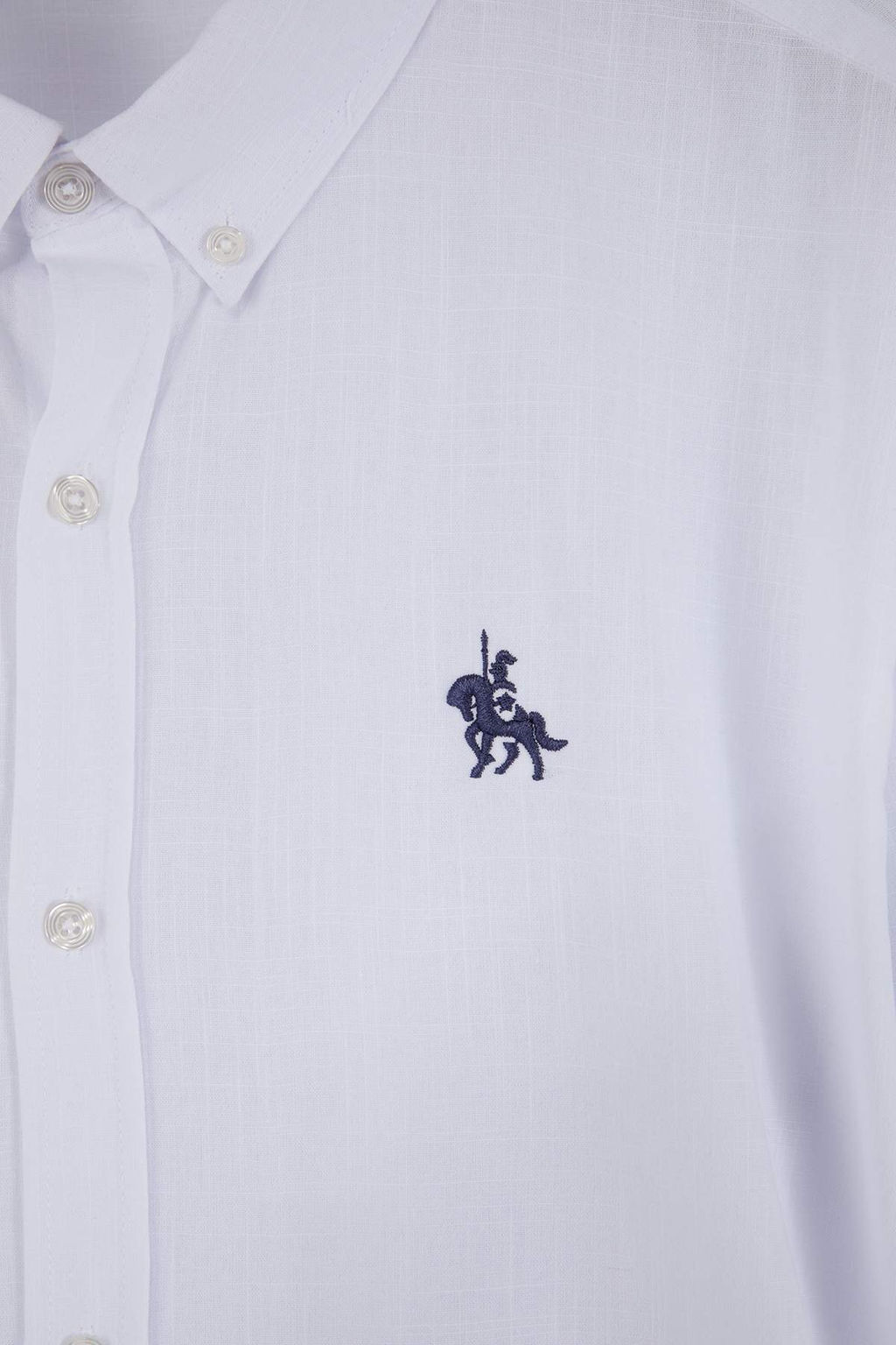 Beyaz Regular Erkek Buyuk Beden Gomlek TMNSS26AX00002