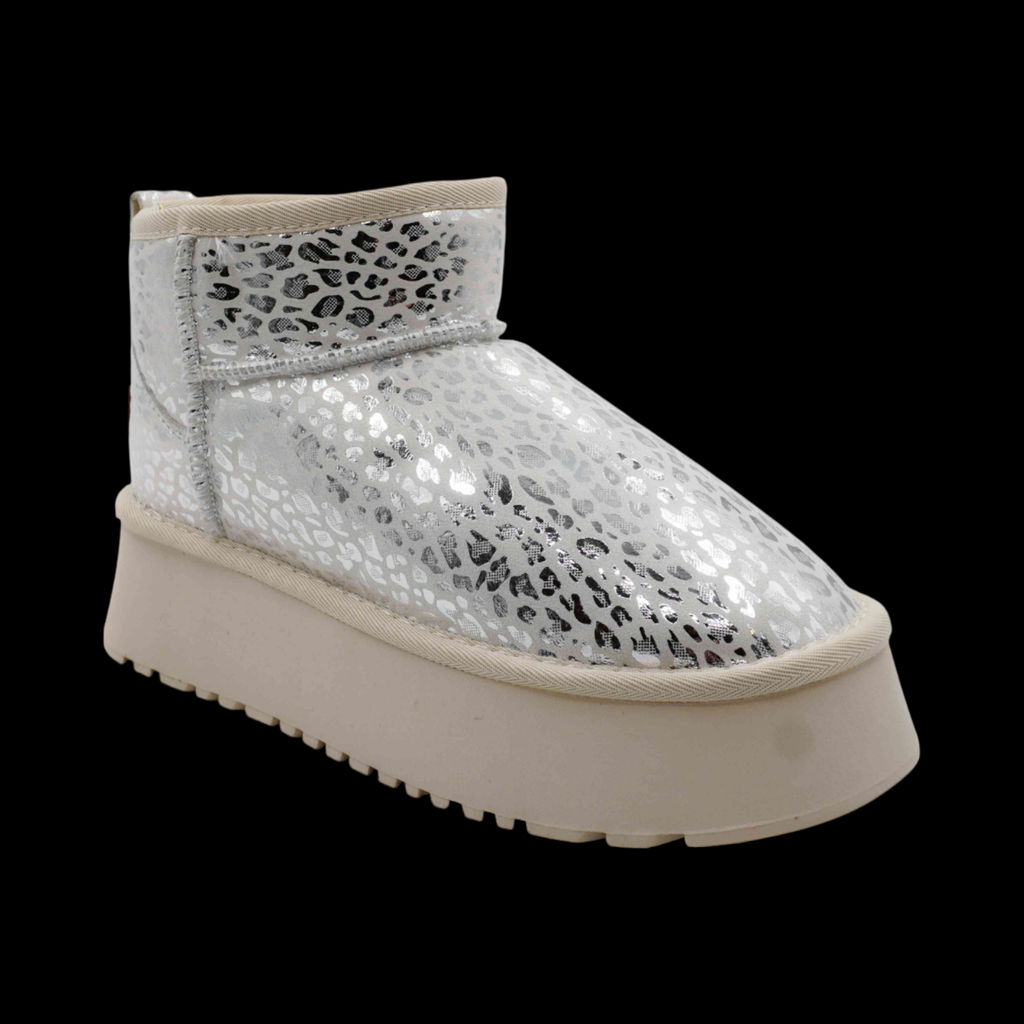 Сапоги L158 серебро