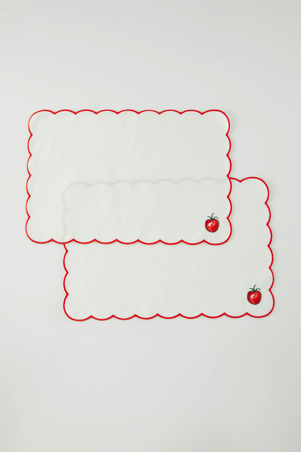 Trendyolmilla Home 2li Domates Desenli Amerikan Servis Seti 33x50cm TPHSS25RUN00012  фото 2