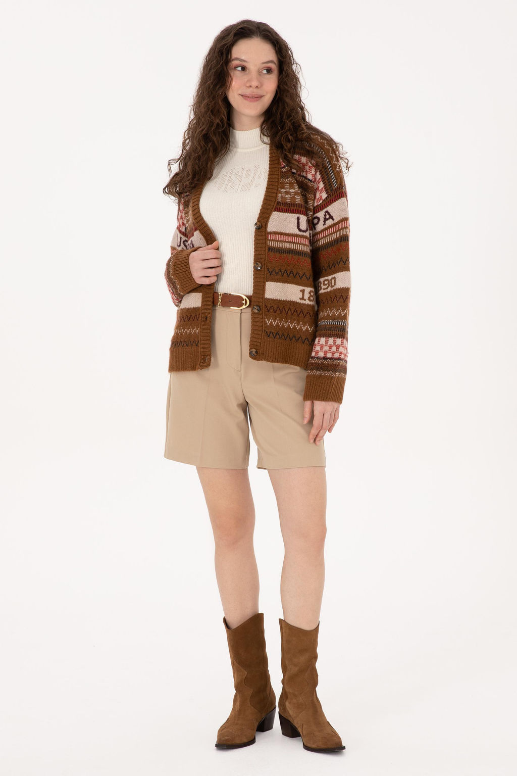 Kad_n Camel Triko H_rka - U.s. polo assn фото 4