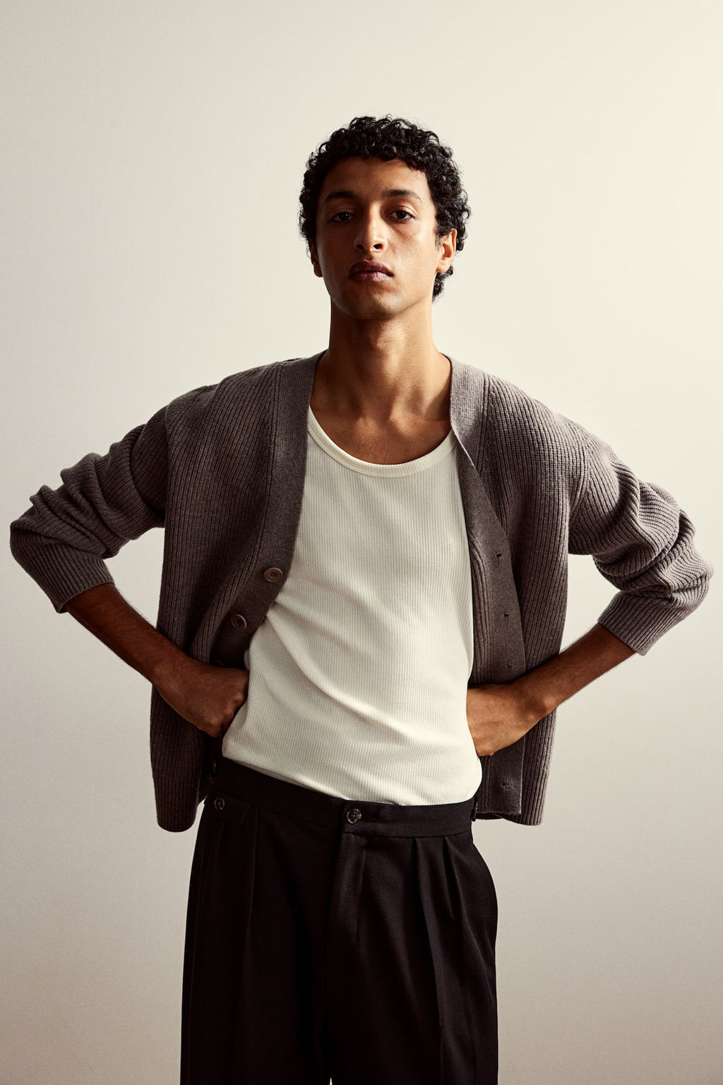 Cardigan de lana Regular Fit - H&m фото 3